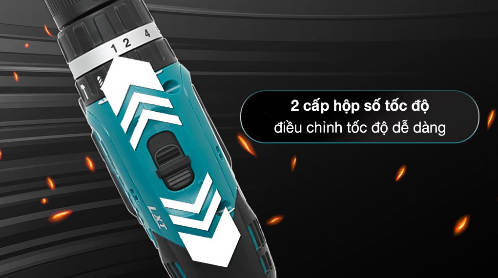 Máy khoan vặn vít động lực pin Makita DHP453SFX8 18V (1 pin, 1 sạc)