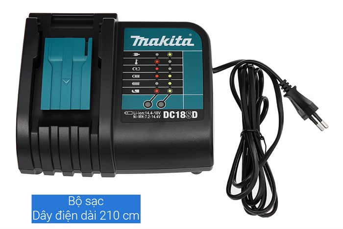 Máy khoan vặn vít động lực pin Makita DHP453SFX8 18V (1 pin, 1 sạc)