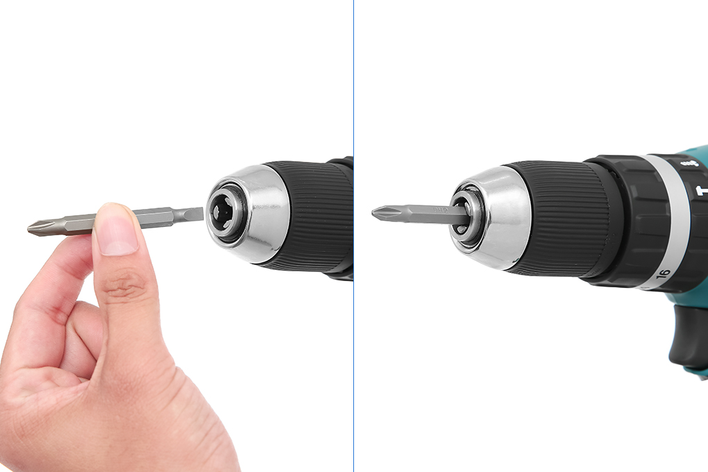 Máy khoan vặn vít động lực pin Makita DHP453SFX8 18V (1 pin, 1 sạc) Màu Xanh lá