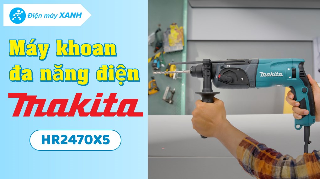 Máy khoan đa năng điện Makita HR2470X5 780W