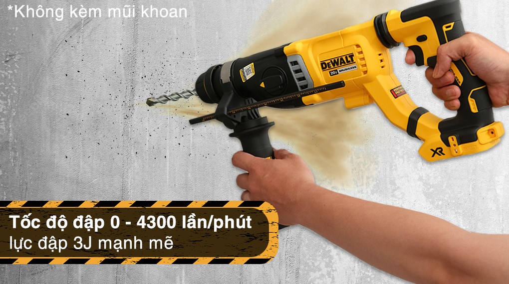 Máy khoan bê tông pin Dewalt DCH263KN-KR 18V (không kèm pin, sạc)