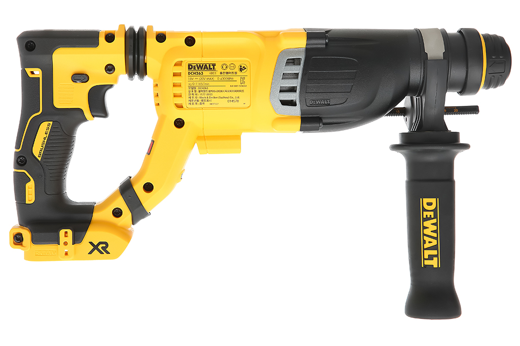 Máy khoan bê tông pin Dewalt DCH263KN-KR 18V (không kèm pin, sạc) Màu Đen - Vàng