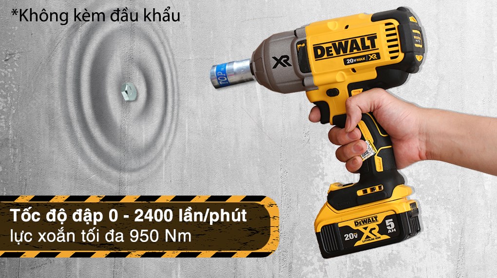 Máy vặn bu lông động lực pin Dewalt DCF899HP2-KR 18V (2 pin, 1 sạc)