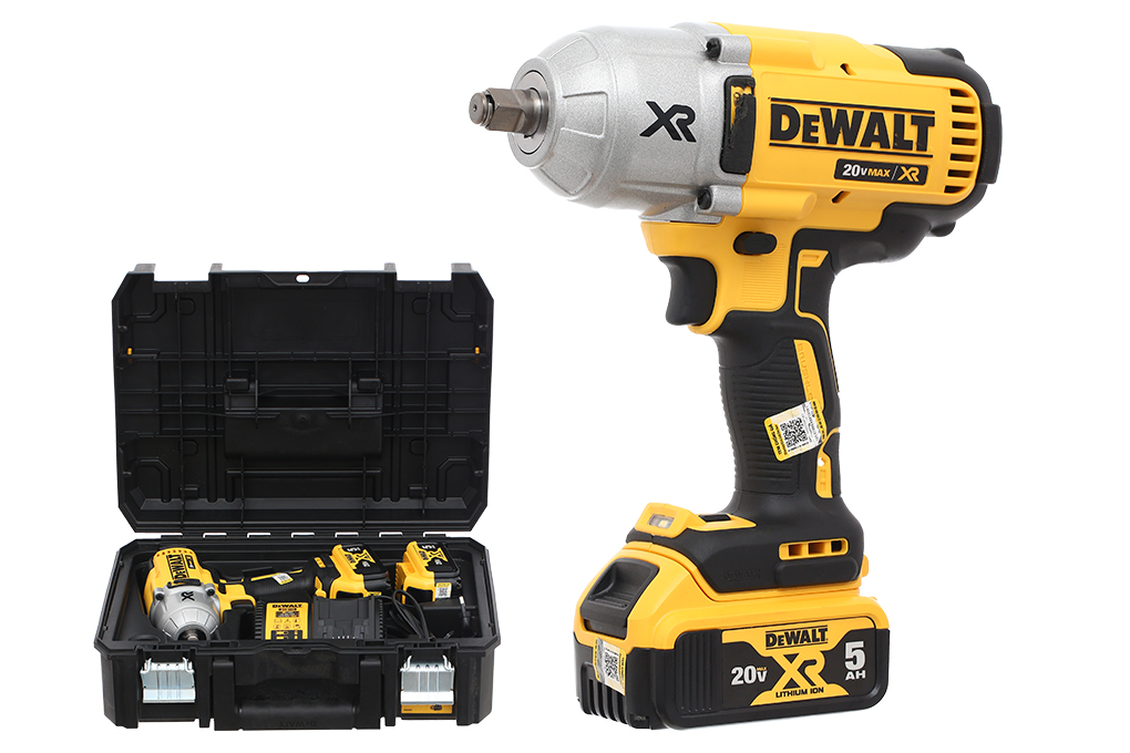 Máy vặn bu lông động lực pin Dewalt DCF899HP2-KR 18V (2 pin, 1 sạc) Màu Đen - Vàng