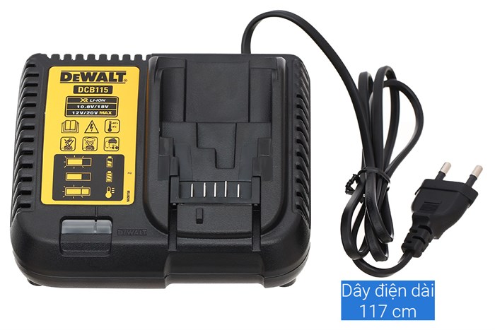 Máy vặn bu lông động lực pin Dewalt DCF899HP2-KR 18V (2 pin, 1 sạc) Màu Đen - Vàng