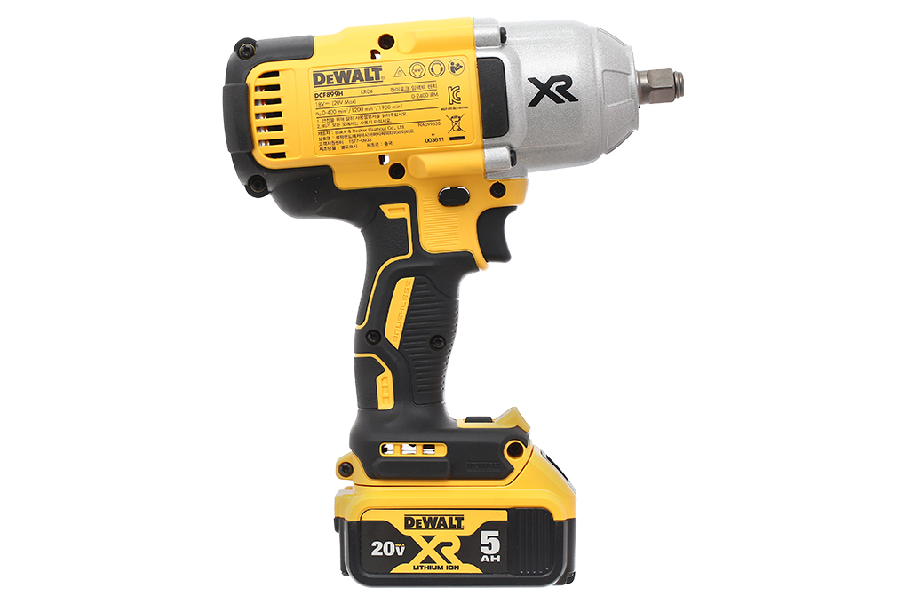 Máy vặn bu lông động lực pin Dewalt DCF899HP2-KR 18V (2 pin, 1 sạc) Màu Đen - Vàng