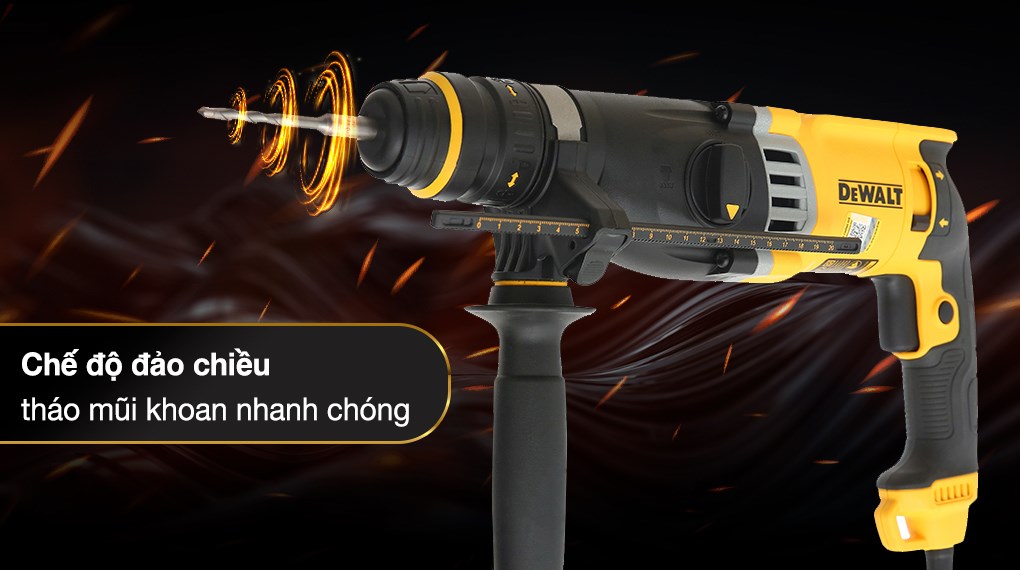 Máy khoan búa điện Dewalt D25144KA-B1 900W
