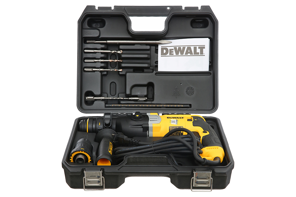 Máy khoan búa điện Dewalt D25144KA-B1 900W Màu Đen - Vàng