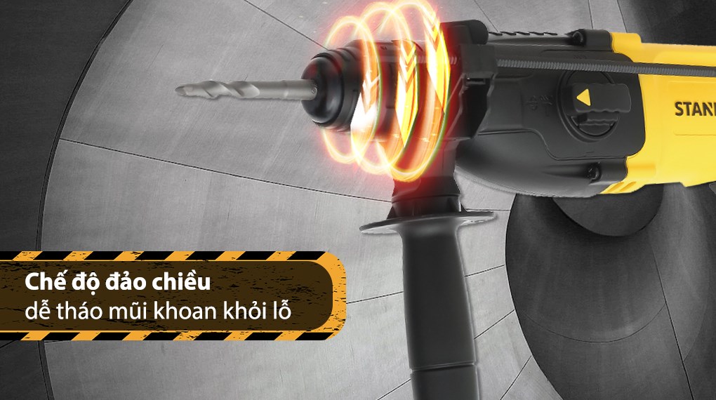 Máy khoan búa điện Stanley SHR243KA-B1 780W