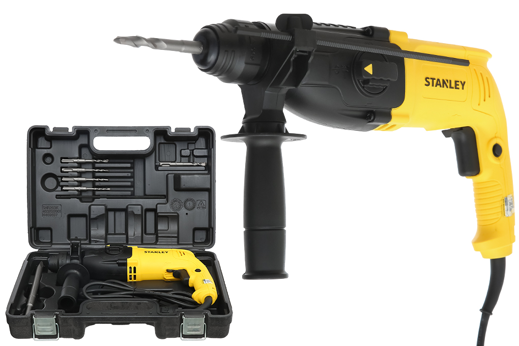 Máy khoan búa điện Stanley SHR243KA-B1 780W Màu Đen - Vàng