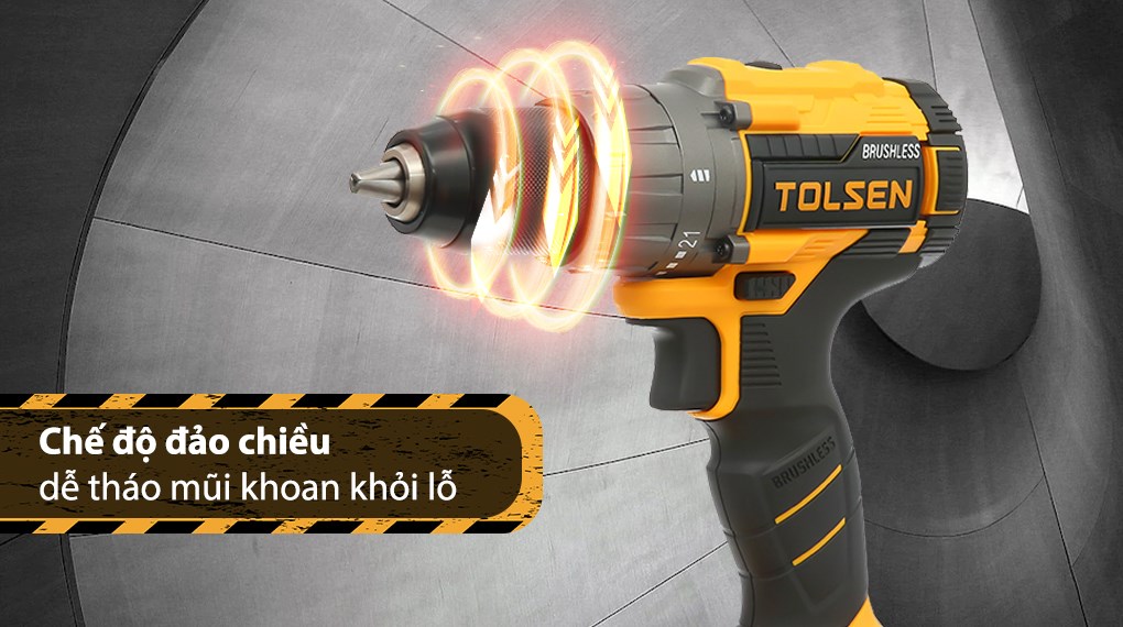 Máy khoan vặn vít pin Tolsen 87252 20V