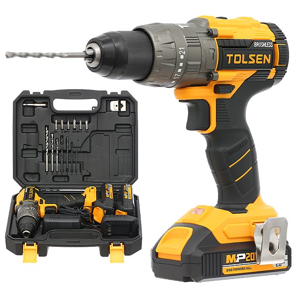 Máy khoan búa pin Tolsen 87254 20V