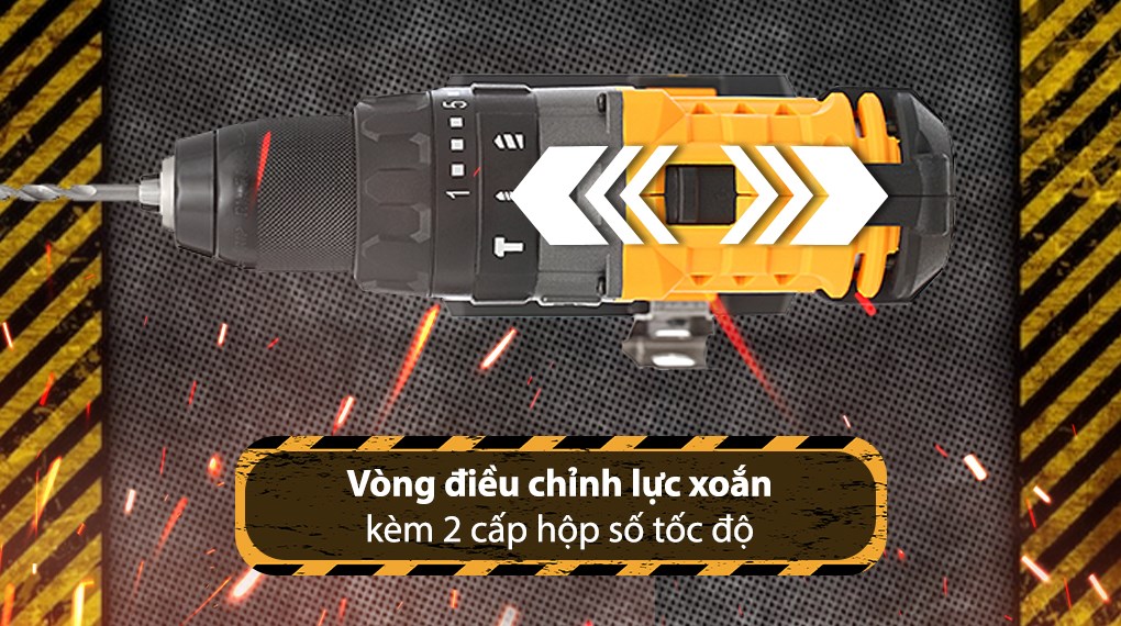 Máy khoan búa pin Tolsen 87215 20V