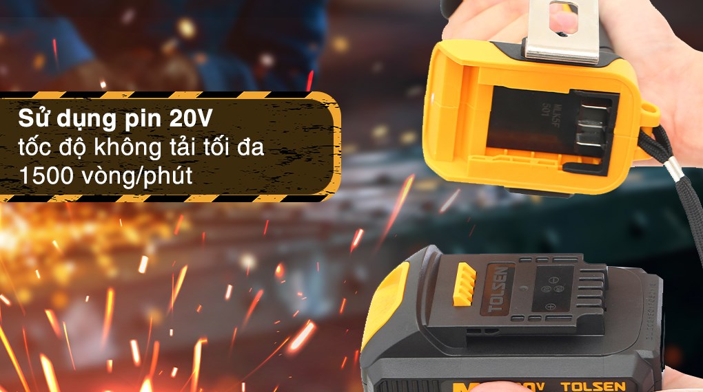 Máy khoan búa pin Tolsen 87213 20V