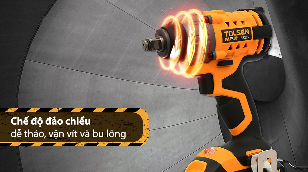 Bộ 2 máy khoan pin và máy vặn bu lông pin Tolsen 87240 20V