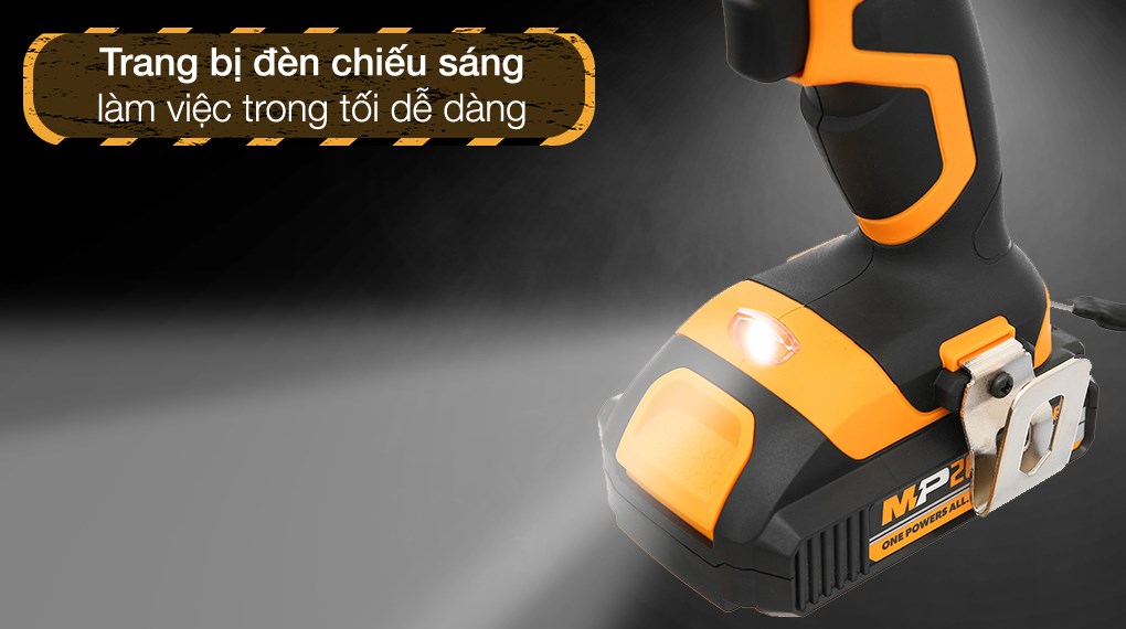 Bộ 2 máy khoan pin và máy vặn bu lông pin Tolsen 87240 20V