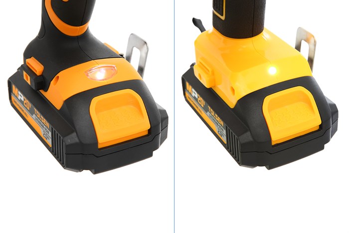 Bộ 2 máy khoan pin và máy vặn bu lông pin Tolsen 87240 20V Màu Đen - Vàng