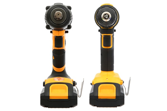 Bộ 2 máy khoan pin và máy vặn bu lông pin Tolsen 87240 20V Màu Đen - Vàng