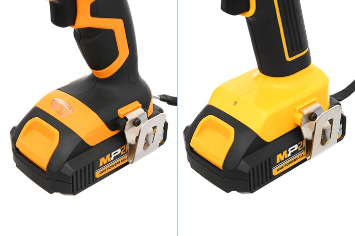 Bộ 2 máy khoan pin và máy vặn bu lông pin Tolsen 87240 20V Màu Đen - Vàng