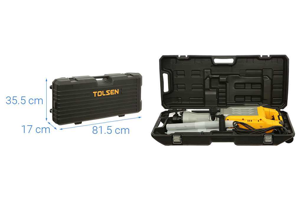 Máy đục bê tông điện Tolsen 88552 1600W Màu Đen - Vàng
