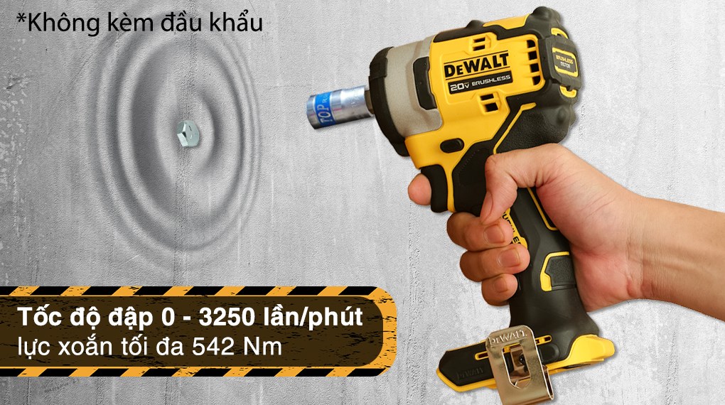 Máy siết bu lông pin Dewalt DCF911N-B1 20V (không kèm pin, sạc)