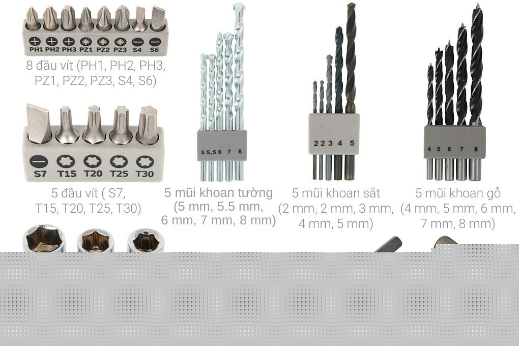 Bộ dụng cụ đa năng 34 món Bosch X-Line Màu Xanh lá