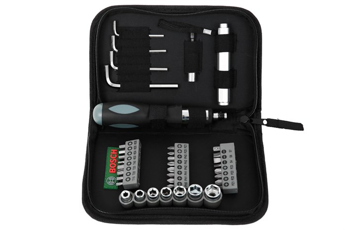 Bộ dụng cụ đa năng 38 món Bosch Màu Đen