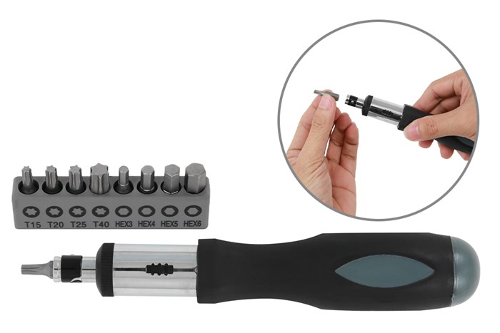 Bộ dụng cụ đa năng 38 món Bosch Màu Đen