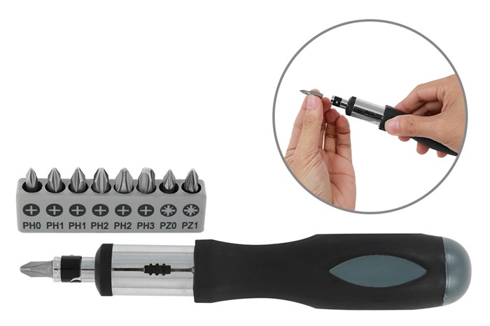 Bộ dụng cụ đa năng 38 món Bosch Màu Đen