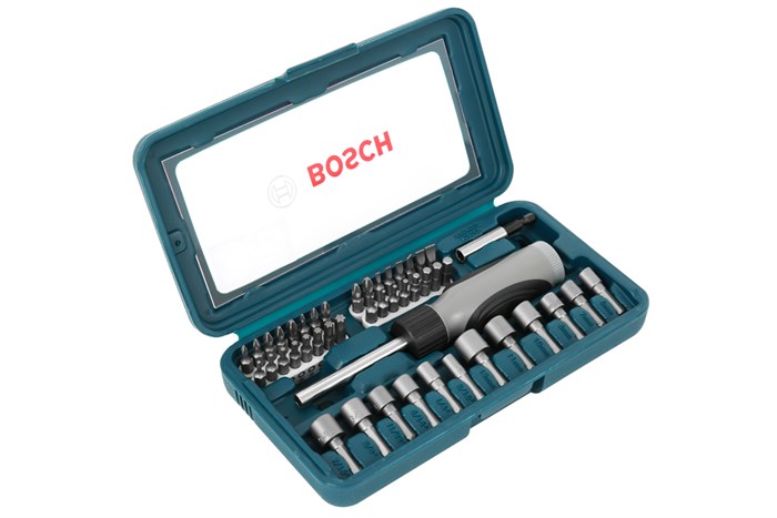 Bộ dụng cụ đa năng 46 món Bosch Màu Đen