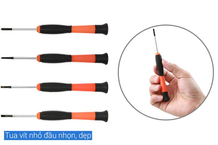 Bộ dụng cụ đa năng 45 món Kachi MK-166 Màu Đen
