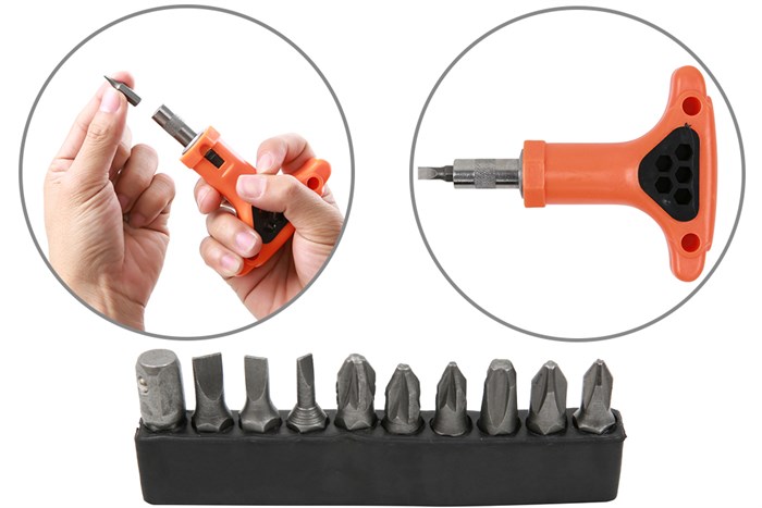 Bộ dụng cụ đa năng 45 món Kachi MK-166 Màu Đen