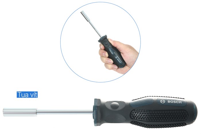 Bộ dụng cụ đa năng 66 món Bosch Màu Xanh Dương