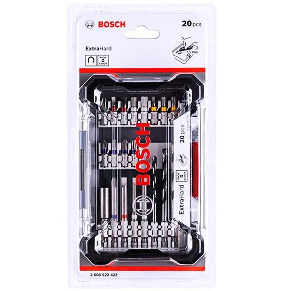 Bộ Dụng Cụ Đa Năng 20 Món Bosch Pick & Click