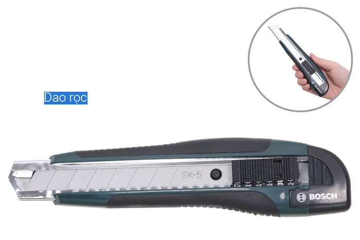 Bộ dụng cụ đa năng 108 món Bosch Màu Xanh Dương