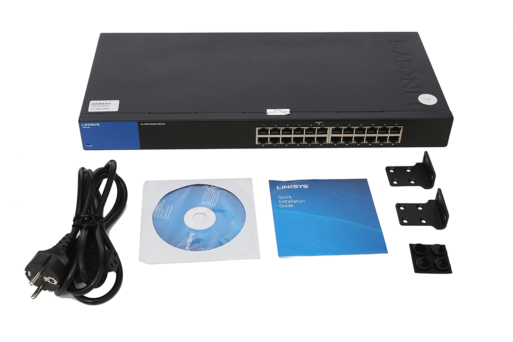 Switch Gigabit Linksys LGS124 24 cổng