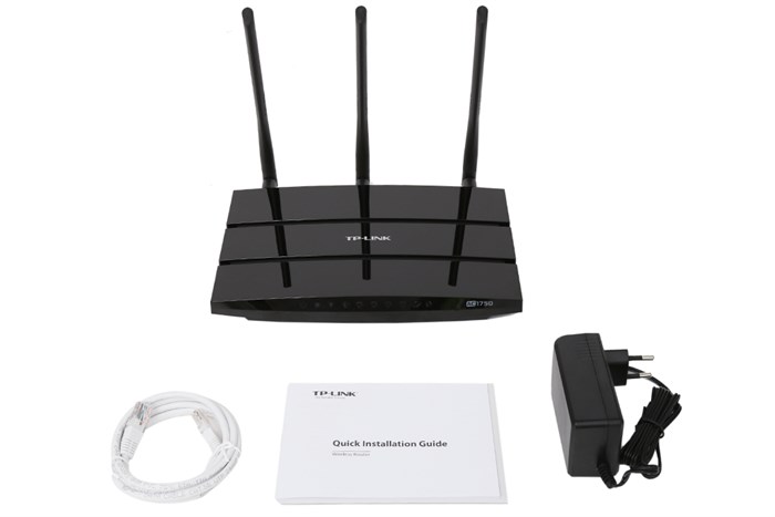 Thiết bị định tuyến TP-Link AC1750 băng tần kép không dây 2.4Ghz/5Ghz Màu Đen