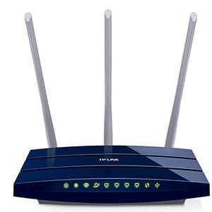 WASTP.Thiết bị định tuyến TP-Link 300Mbps Wireless N 4P LAN Gigabit-3 Ăngten ngoài - 1x USB (TL-WR1043ND)