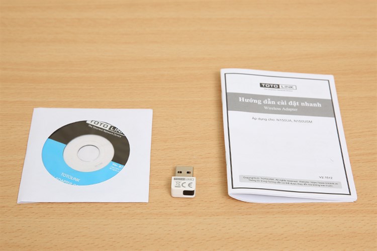 USB Wifi 150Mbps Totolink N150USM Trắng Màu Trắng