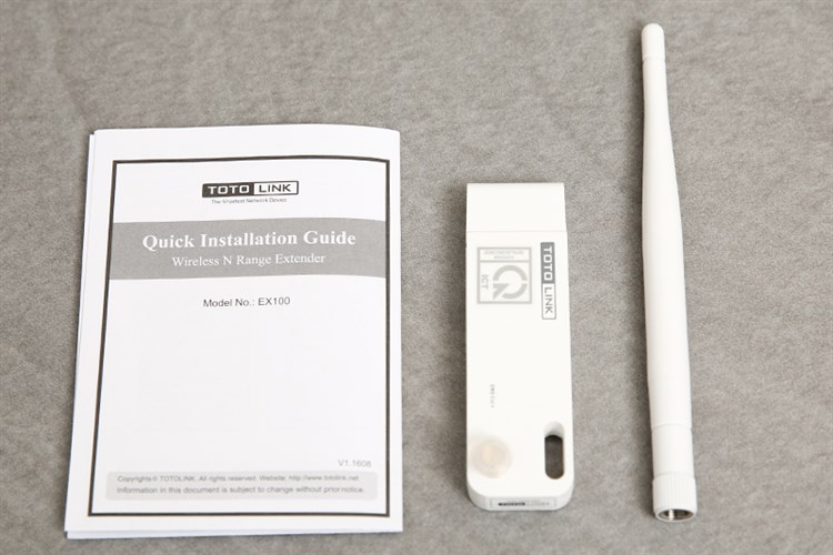 Bộ Mở Rộng Sóng Wifi Chuẩn N Totolink EX100 Trắng Màu Trắng