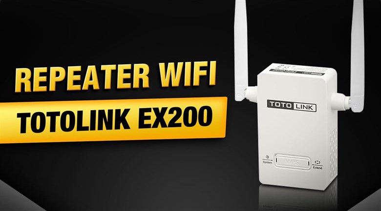 Repeater Wifi 300Mbps Totolink EX200 Trắng