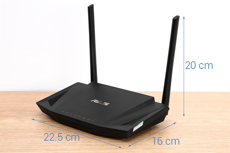 Router Chuẩn Wifi 6 Asus AX56U Màu Đen