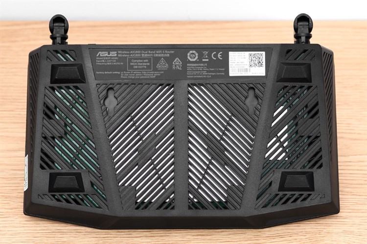 Router Chuẩn Wifi 6 Asus AX56U Màu Đen