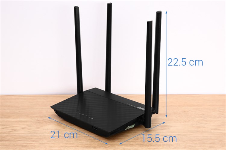 Router Wifi Chuẩn AC1300UHP Asus AC1300 Màu Đen