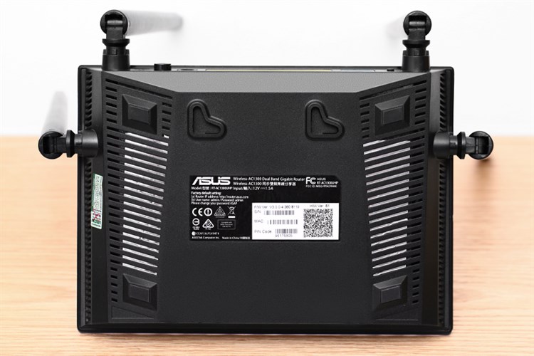 Router Wifi Chuẩn AC1300UHP Asus AC1300 Màu Đen