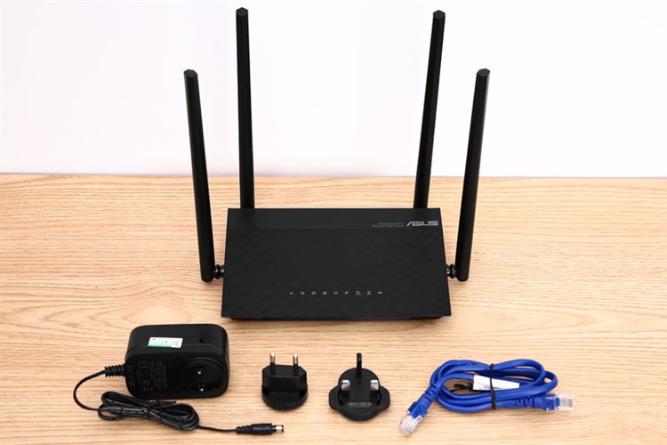 Router Wifi Chuẩn AC1500UHP Asus AC1500 Màu Đen