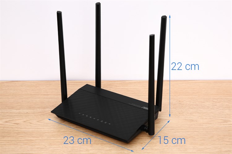 Router Wifi Chuẩn AC1500UHP Asus AC1500 Màu Đen