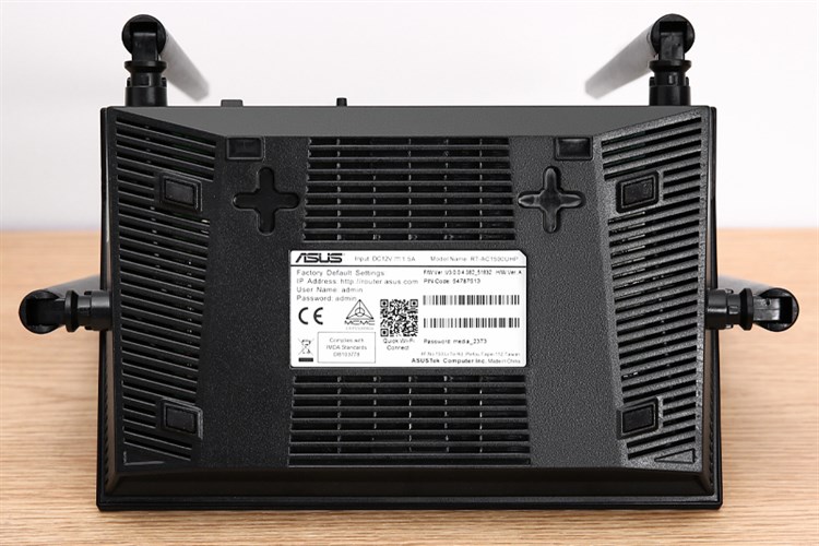 Router Wifi Chuẩn AC1500UHP Asus AC1500 Màu Đen