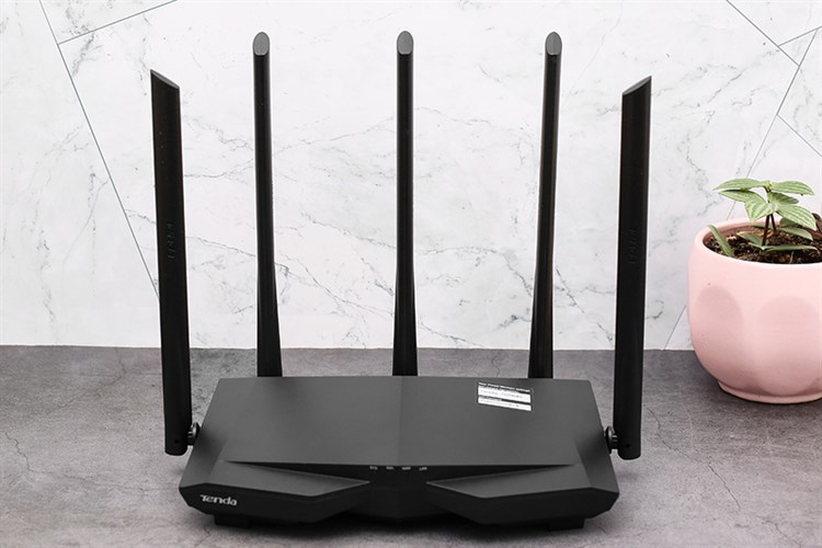 Router Wifi Chuẩn AC1200 Tenda AC7 Màu Đen