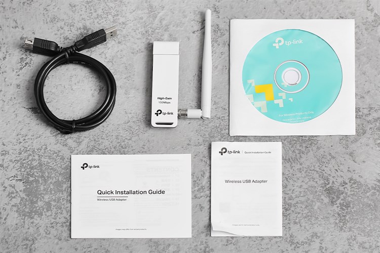 USB Wifi 150Mbps TP-Link TL-WN722N Màu Trắng